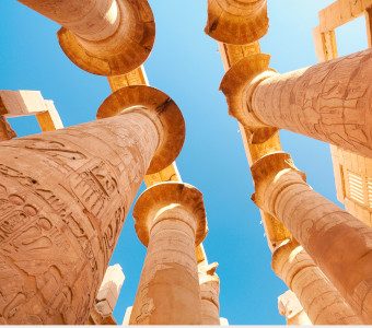 Egypt - Hypostyle Hall in Amun-Re Temple, Karnak, Upper Egypt