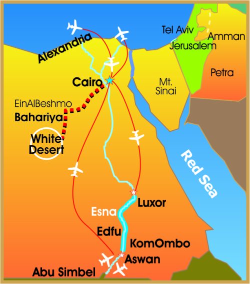 Heavenly Egypt Map